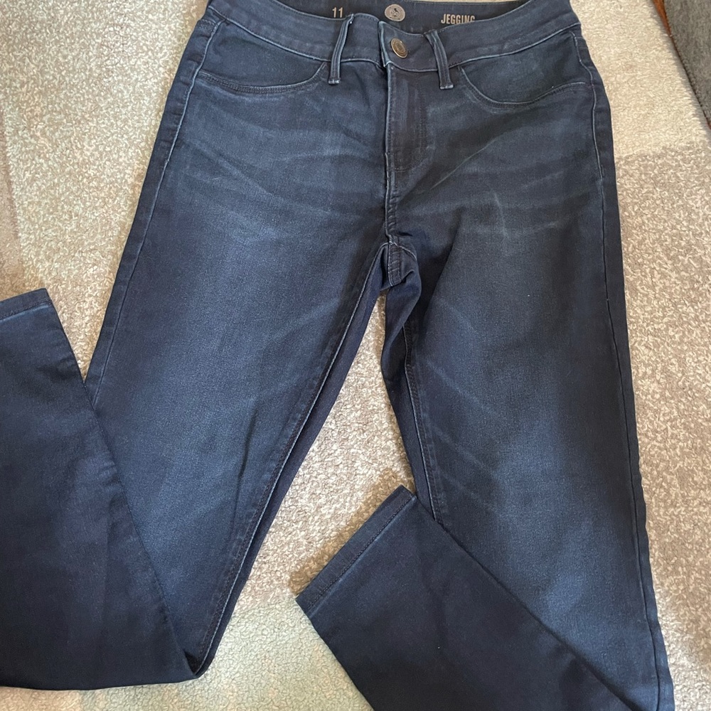 Blue jeggings